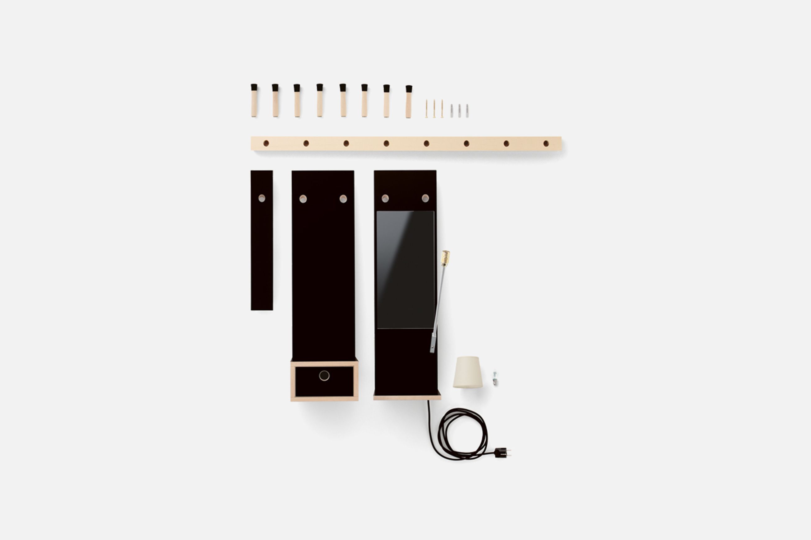 RECHENBEISPIEL WALL HUNG Wardrobe