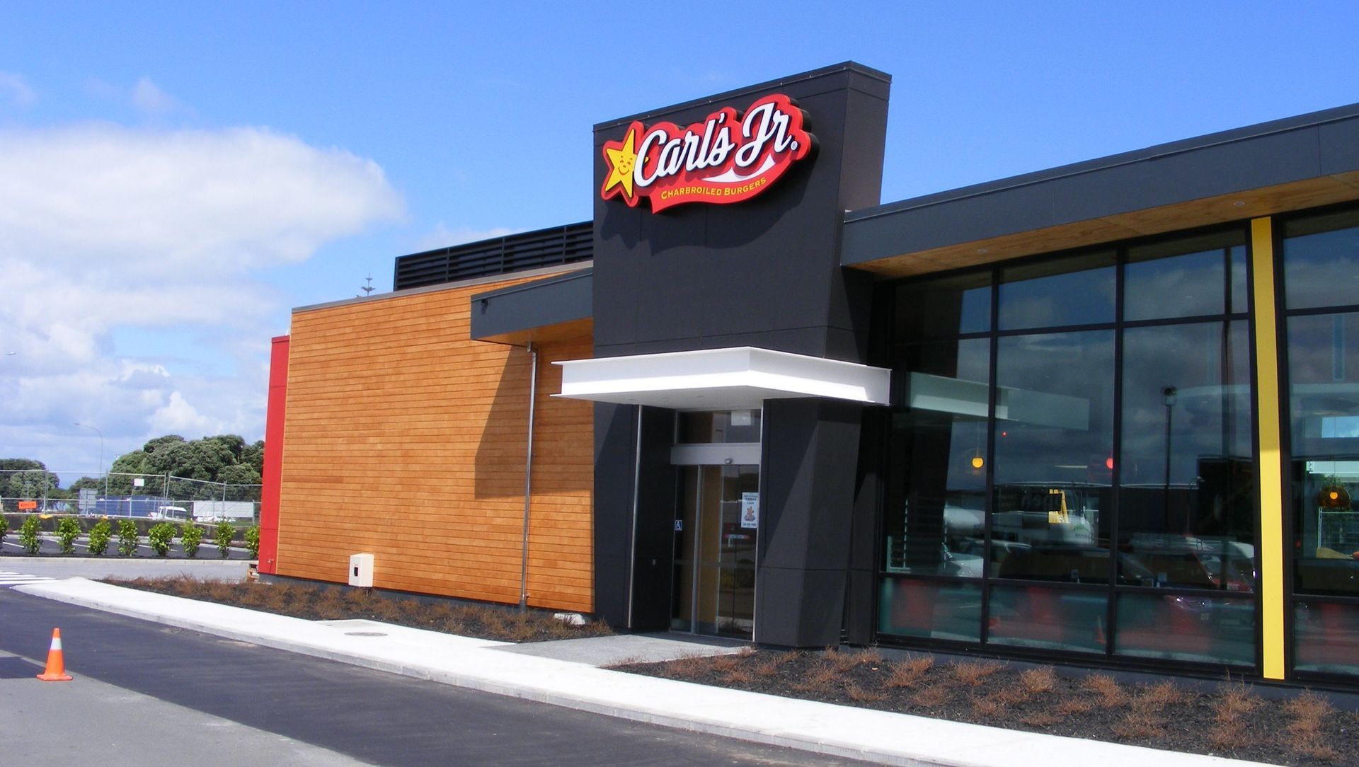 Carl's Jr & KFC - Auckland Airport banner