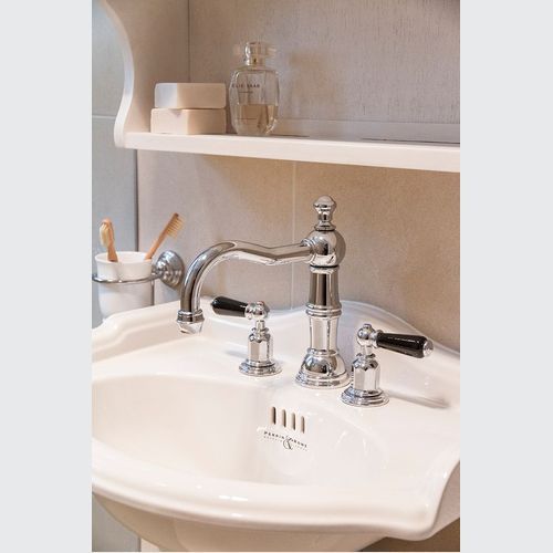 Perrin & Rowe - Three hole basin set with country spout