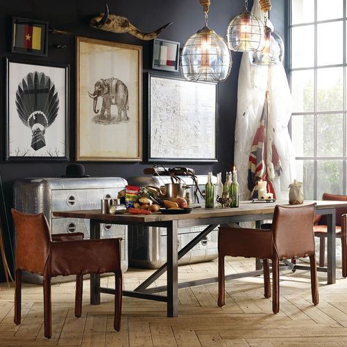 Axel Parquet Dining Table by Timothy Oulton