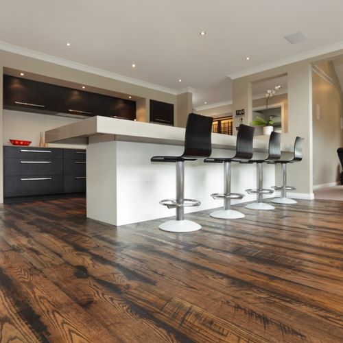 American White Oak, Prime Grade, Skip Dressed, HARDWOOD FLOOR