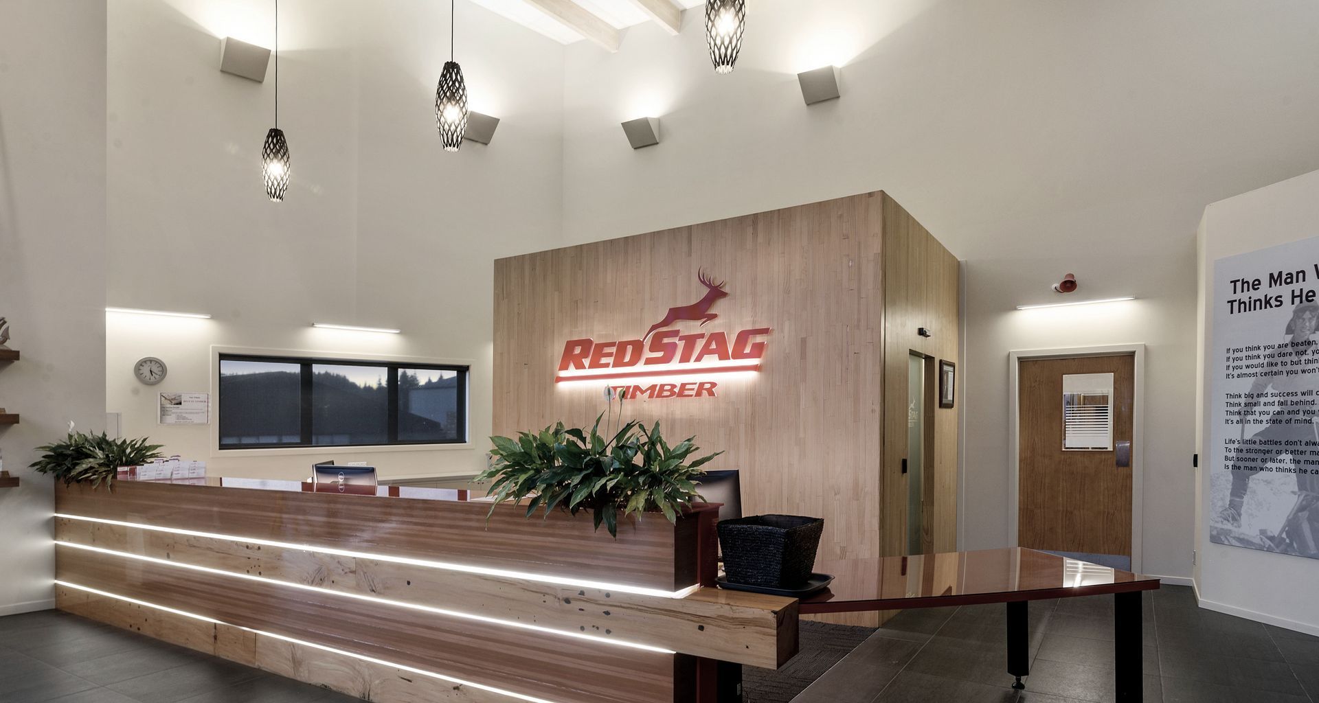 Red Stag Reception banner