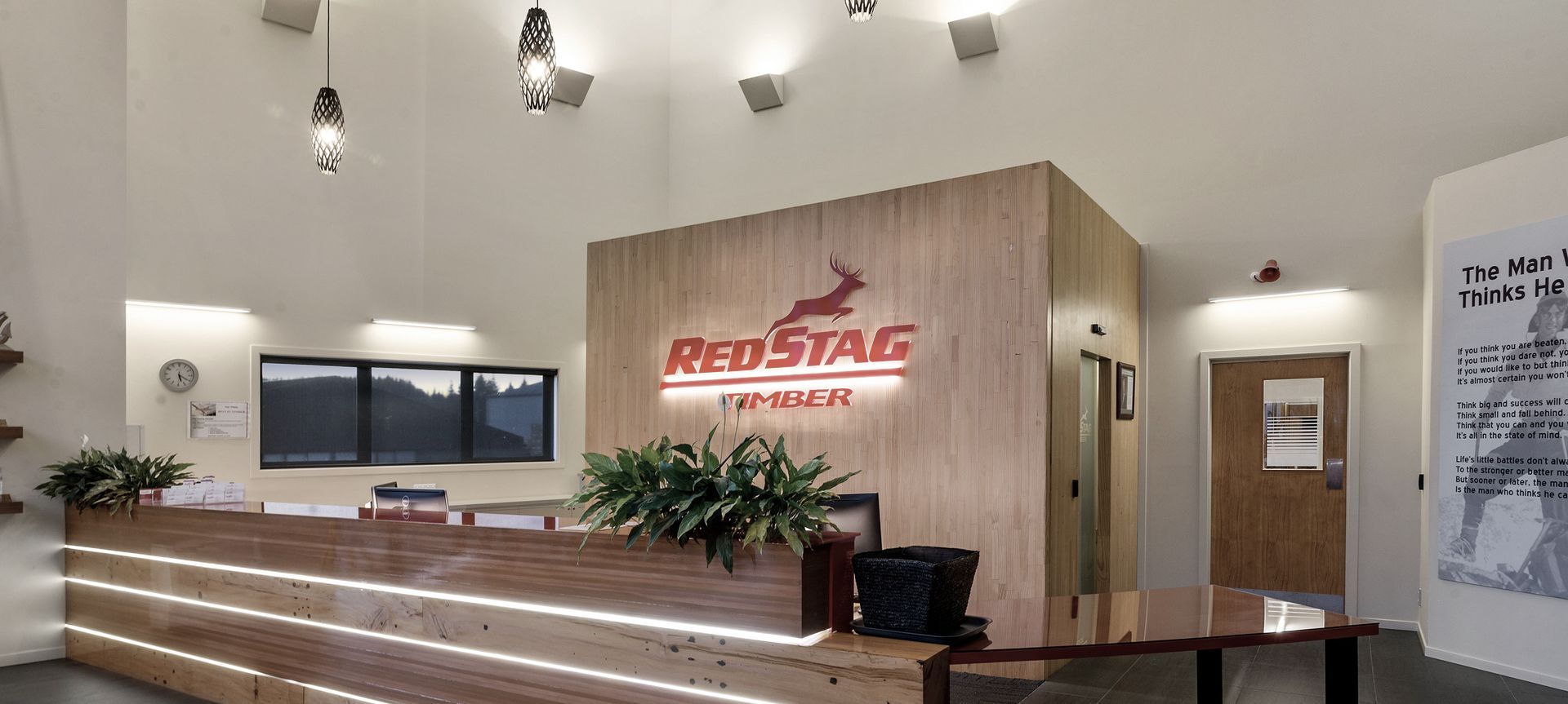 Red Stag Reception banner