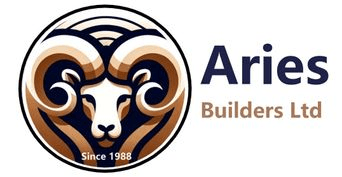 Aries Builders professional logo