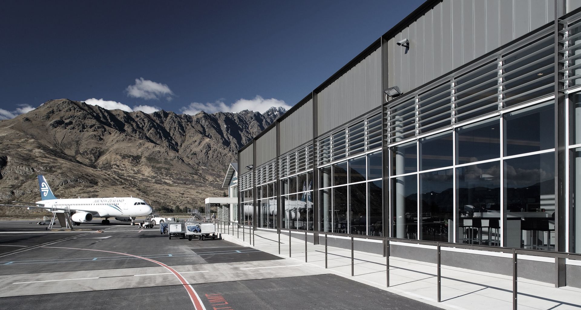 Queenstown International Airport banner