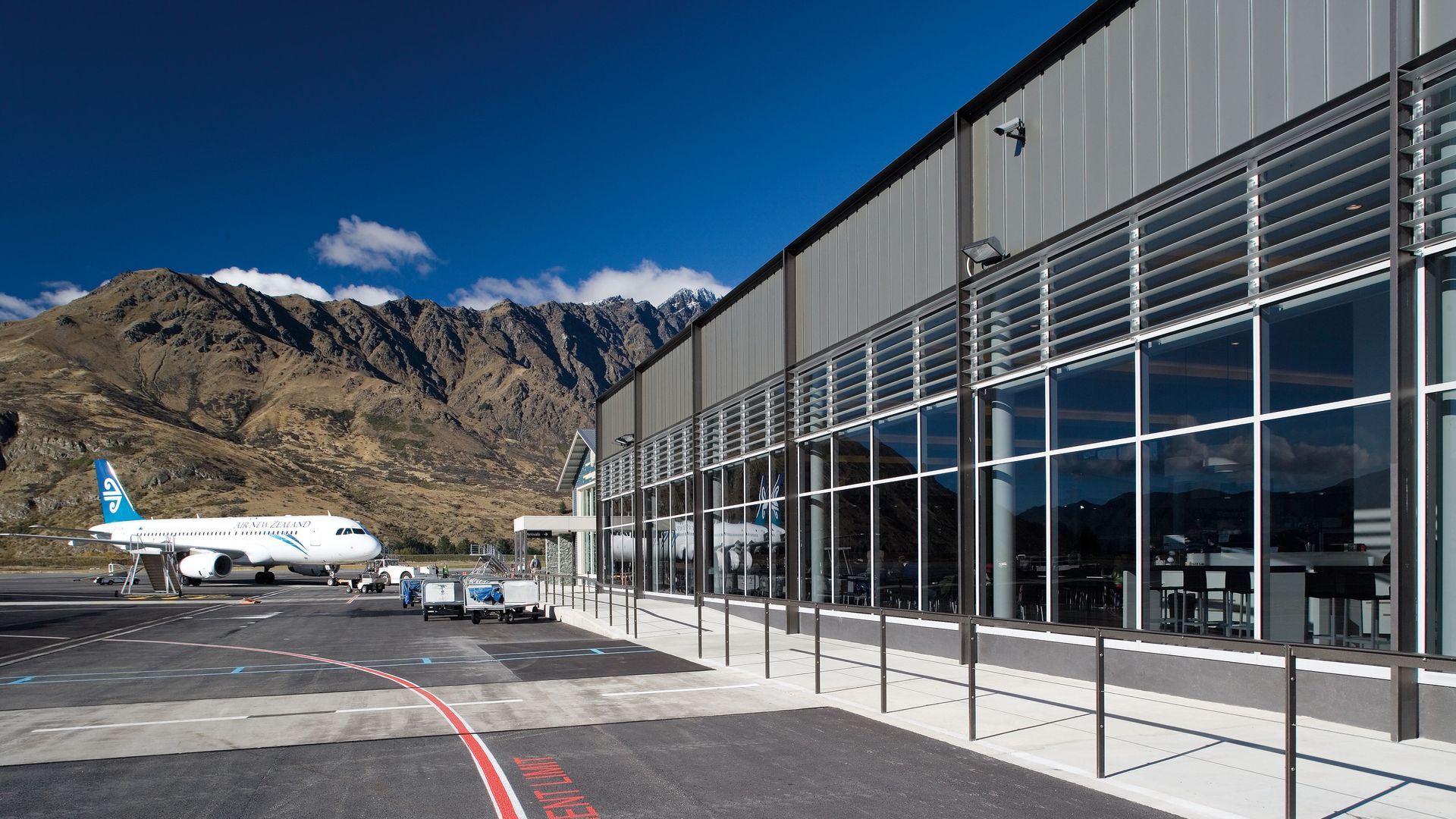 Queenstown International Airport banner