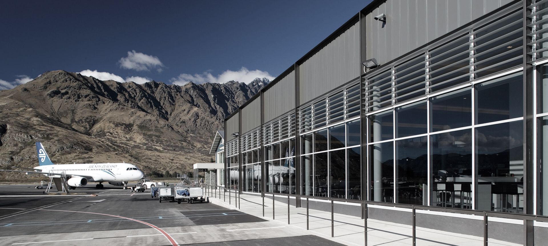 Queenstown International Airport banner