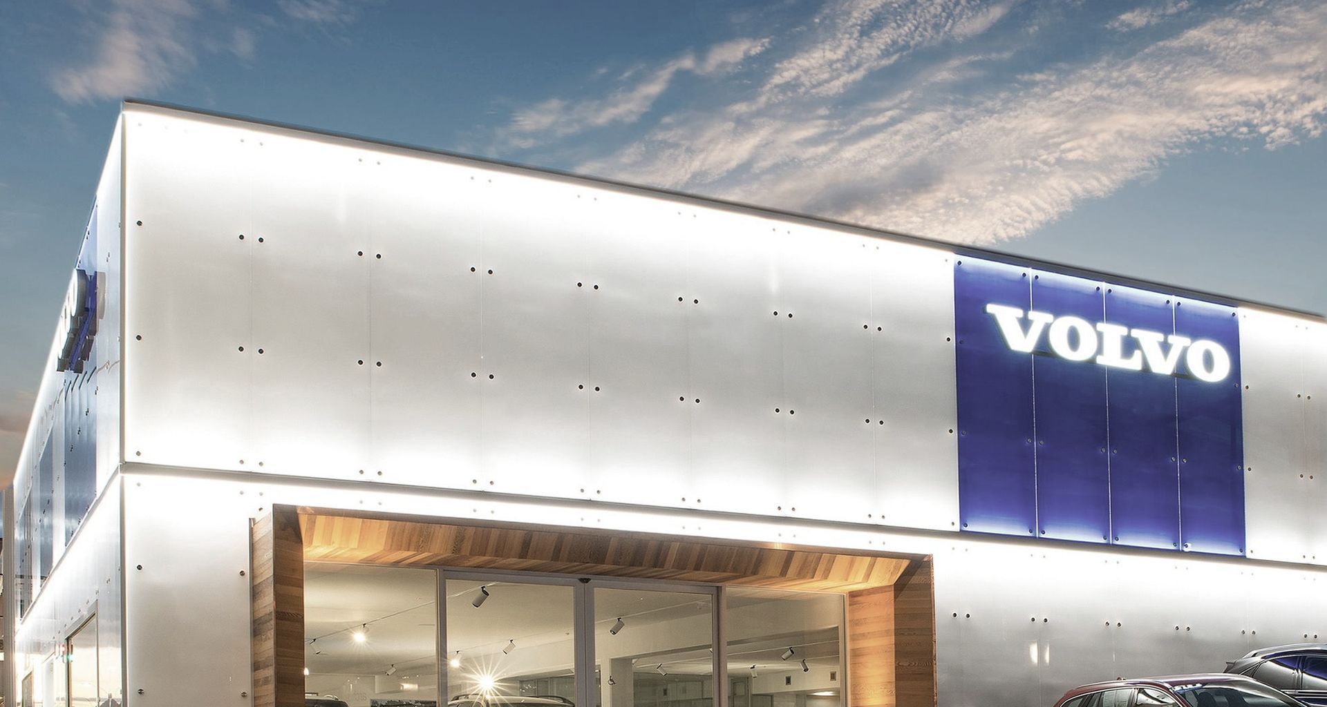 Volvo Showroom banner