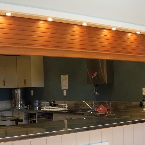 Sage Commercial Servery Doors - Cedar