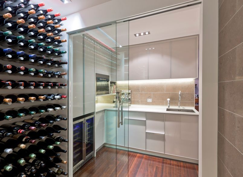 Epsom Wine Cellar, Butlers Pantry and Kitchen