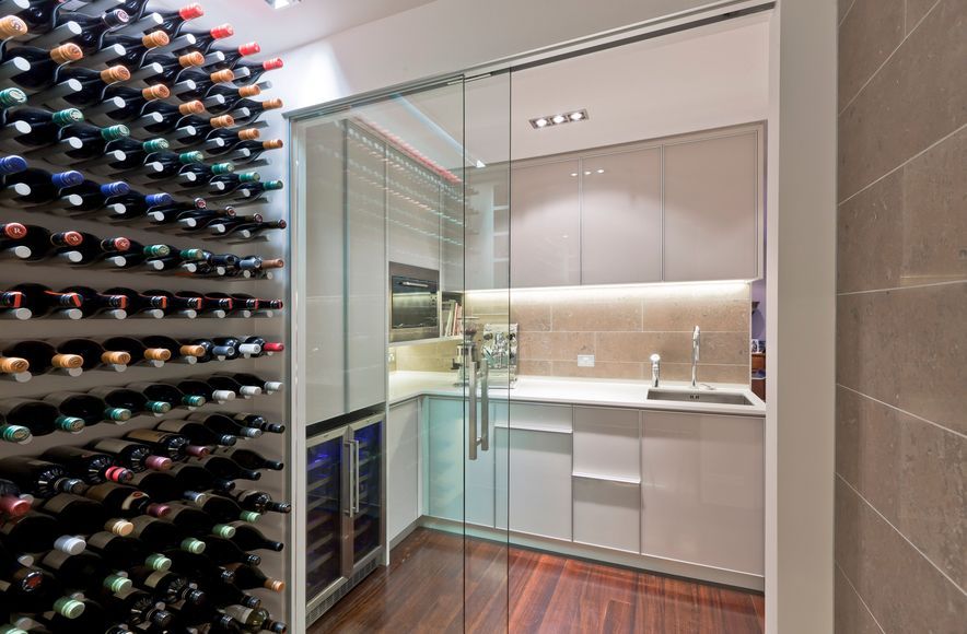 Epsom Wine Cellar, Butlers Pantry and Kitchen