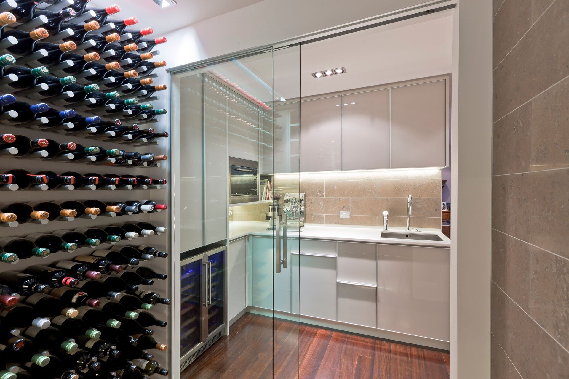 Epsom Wine Cellar, Butlers Pantry and Kitchen