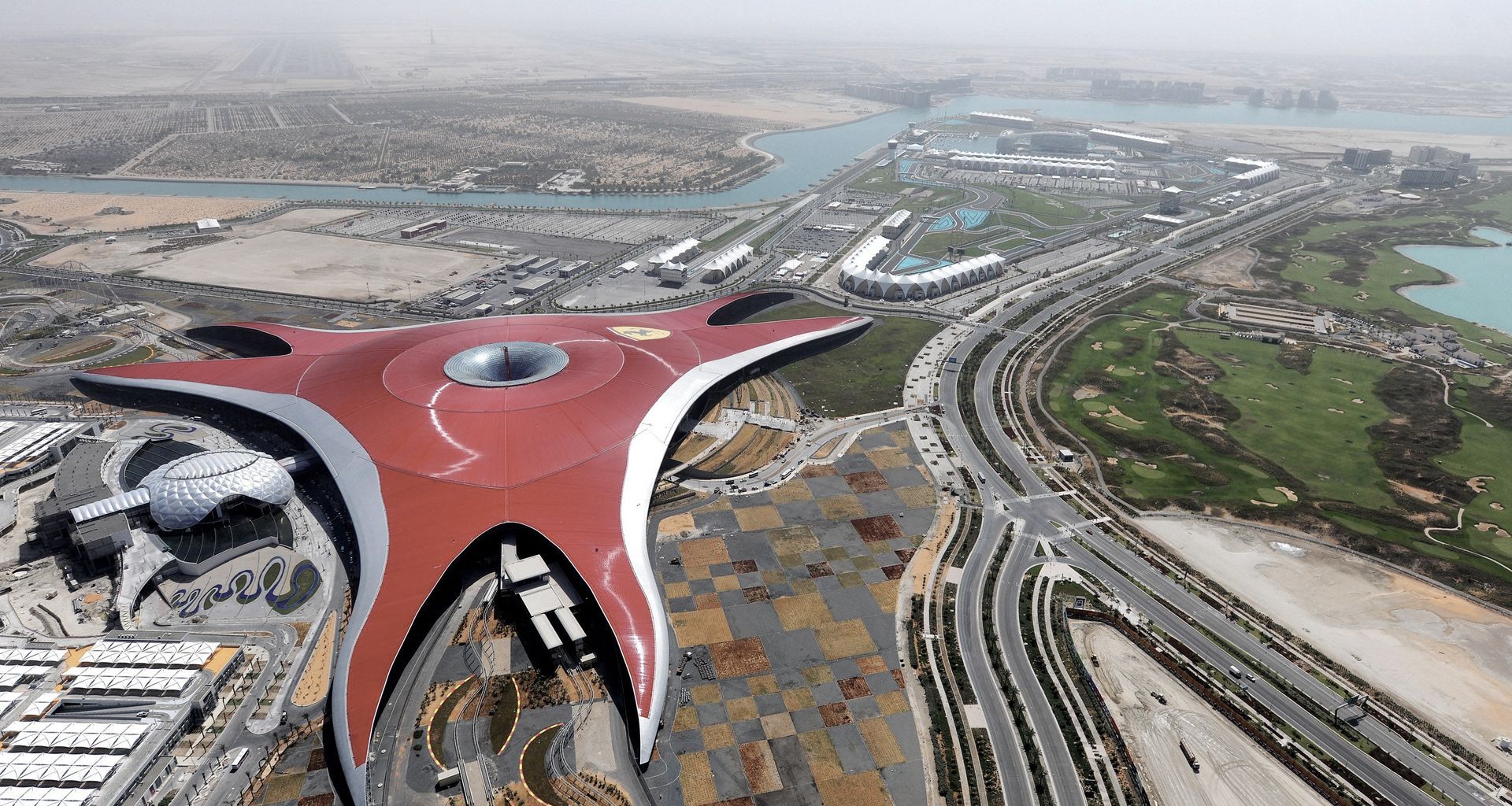 Ferrari World banner