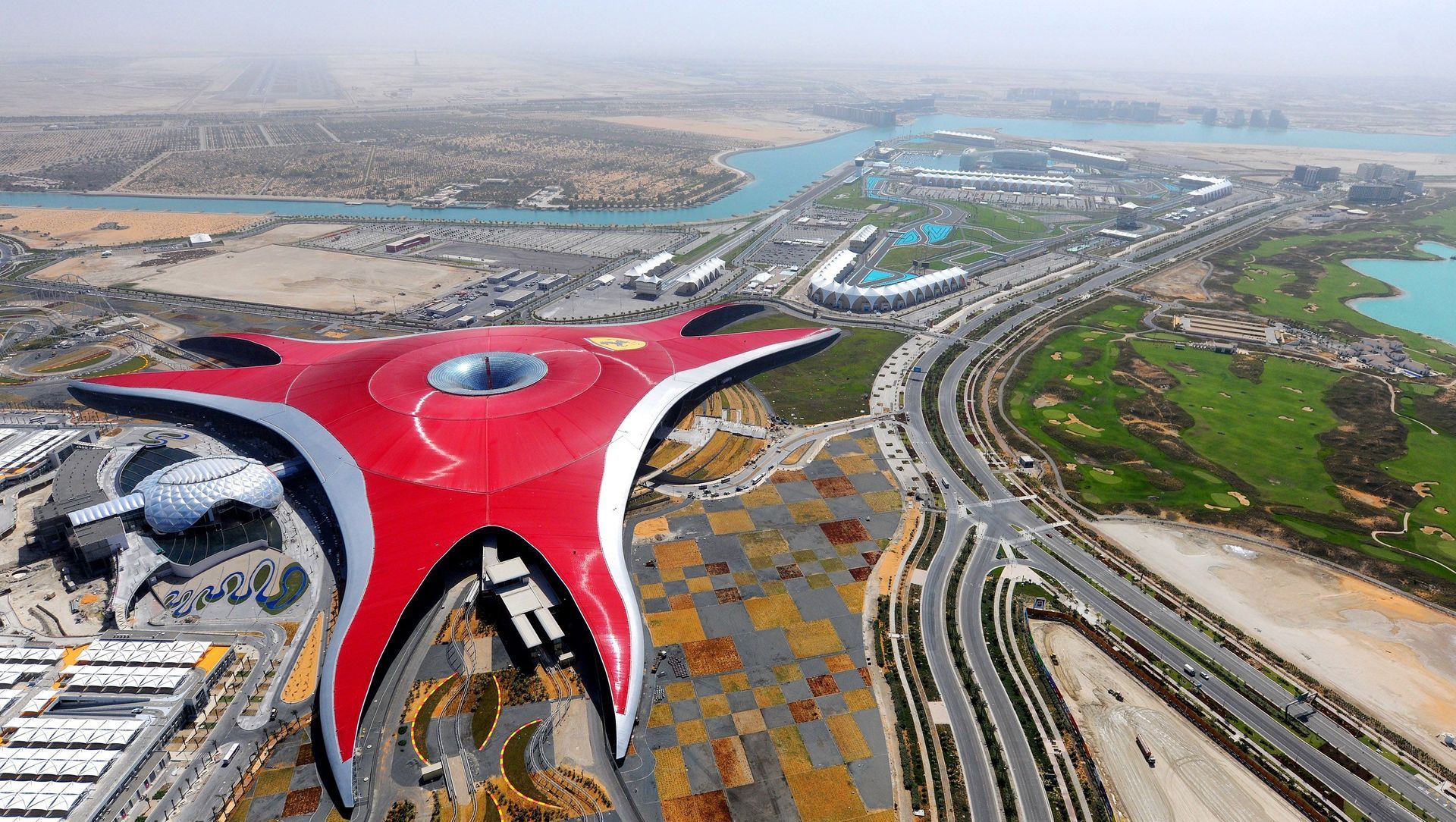 Ferrari World banner