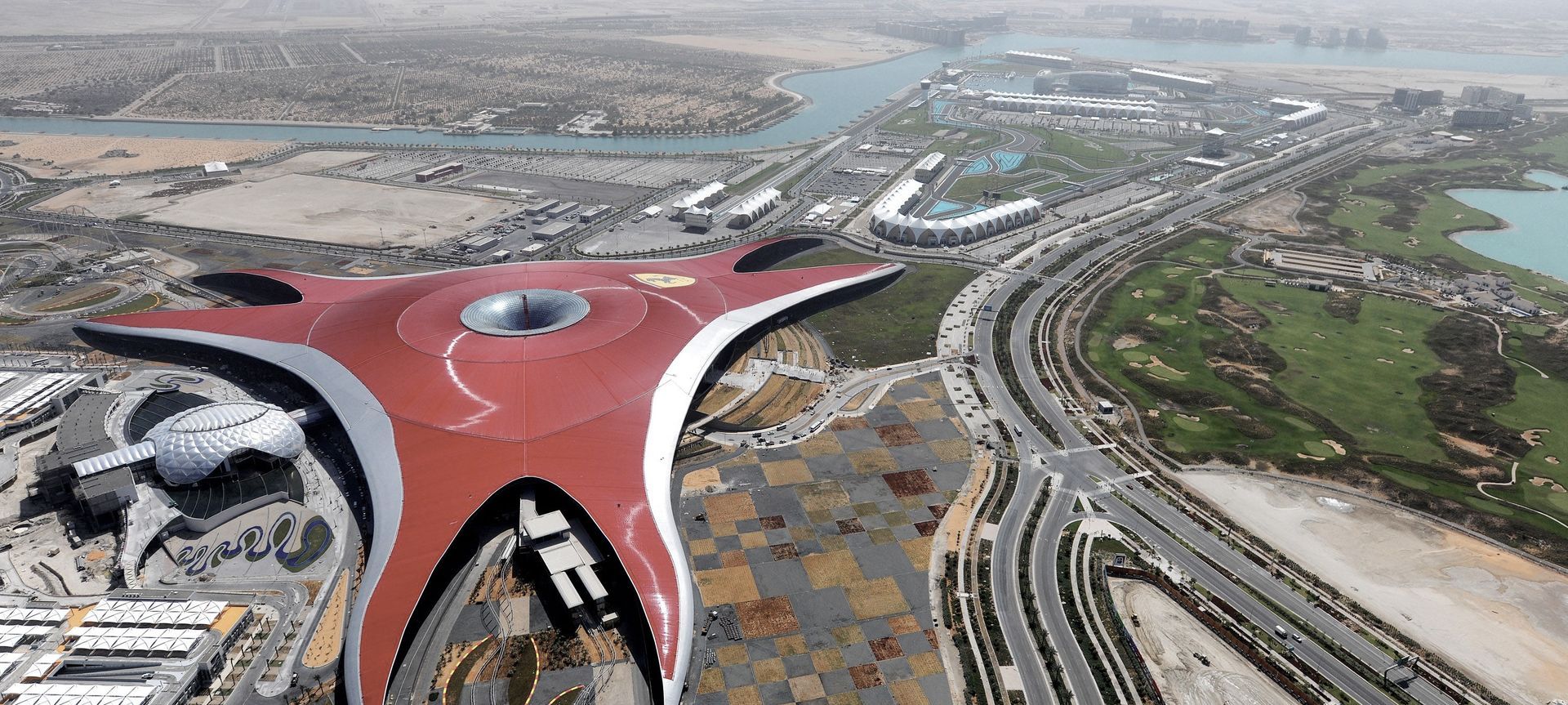 Ferrari World banner