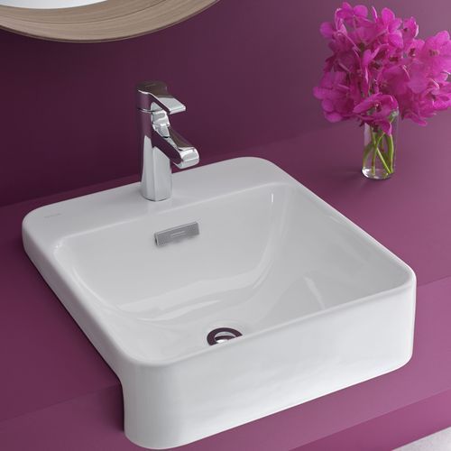 Forefront Square Semi Recessed Basin