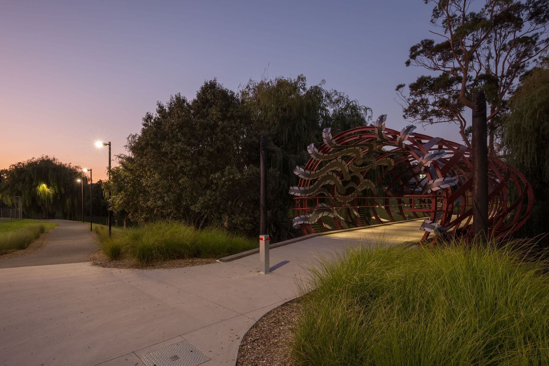 Eel Trap Bridge Designed