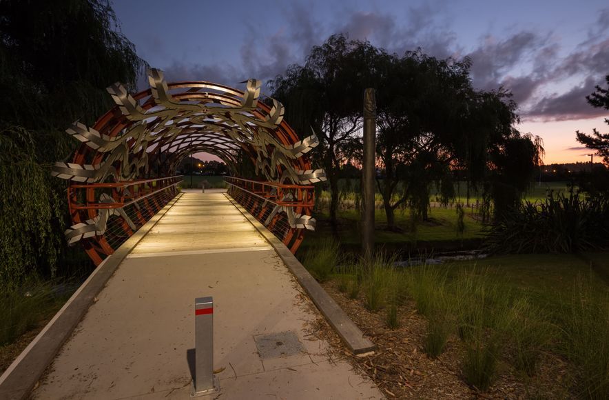 Eel Trap Bridge Designed