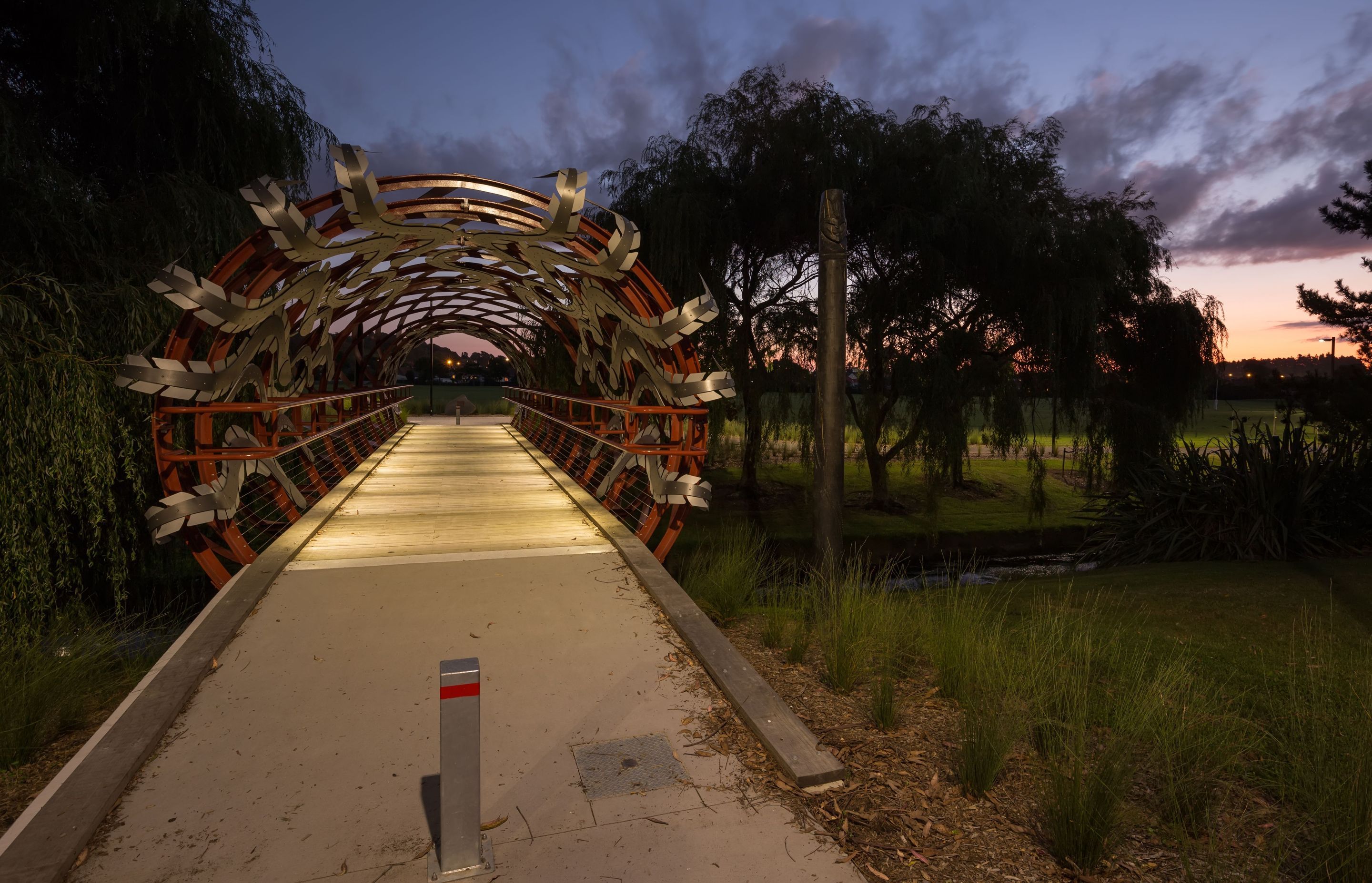 Eel Trap Bridge Designed