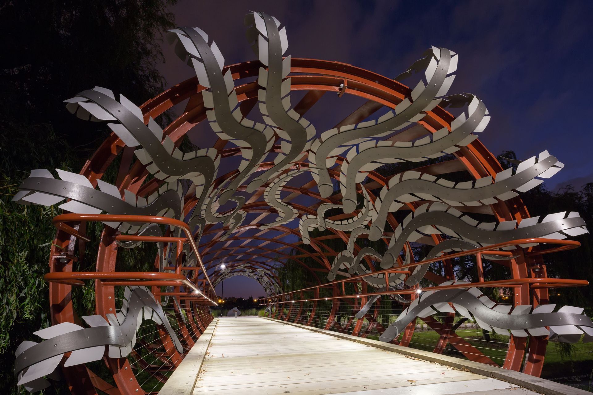 Eel Trap Bridge Designed