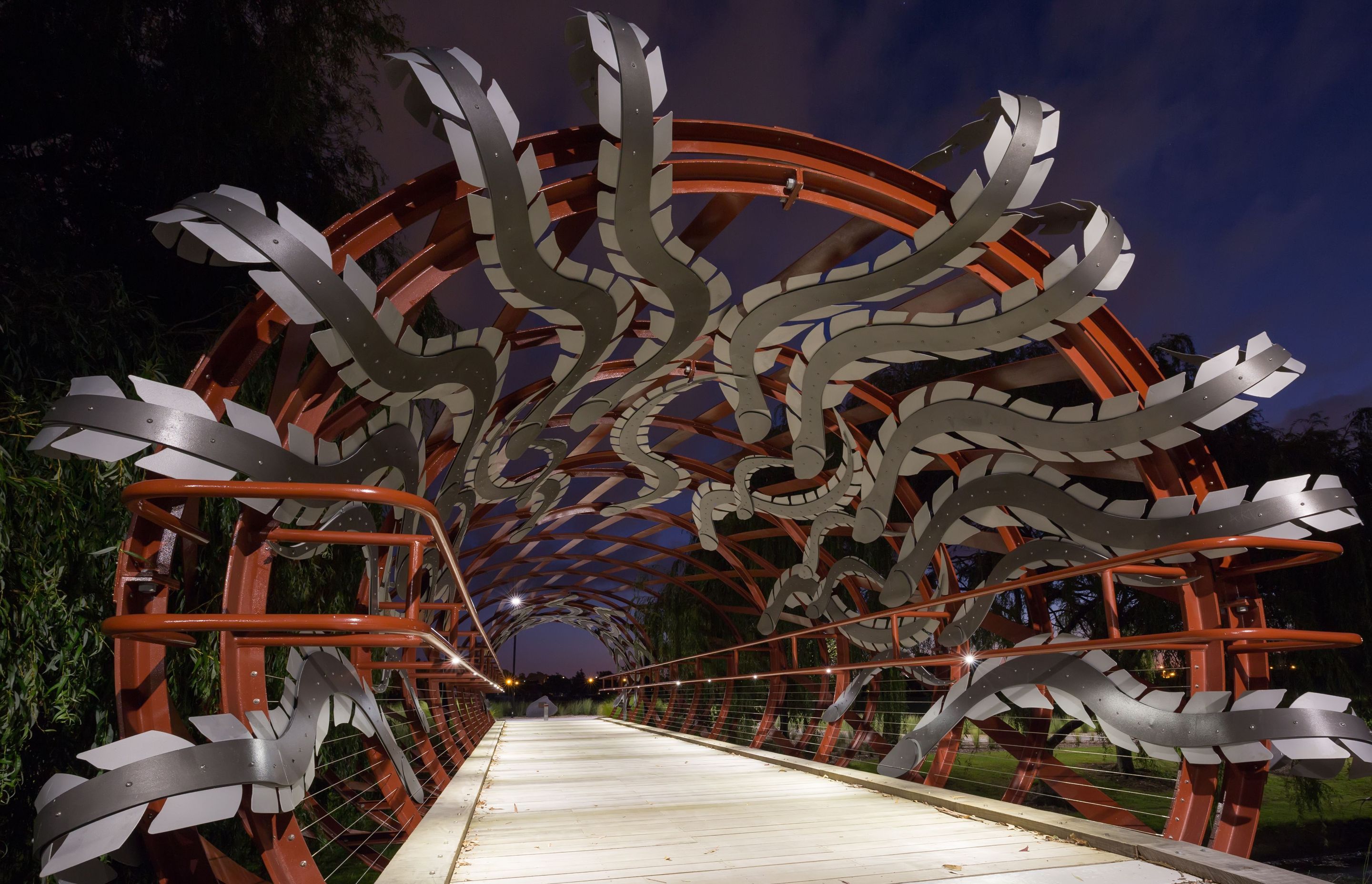 Eel Trap Bridge Designed