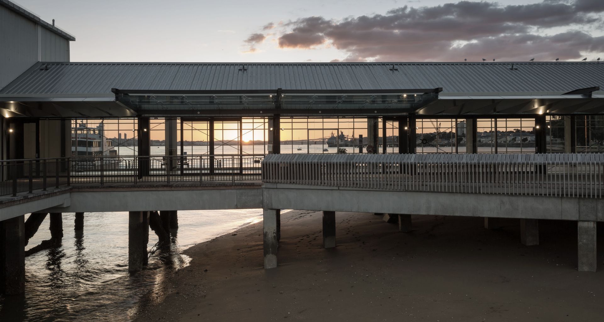 Devonport Wharf and Marine Square banner