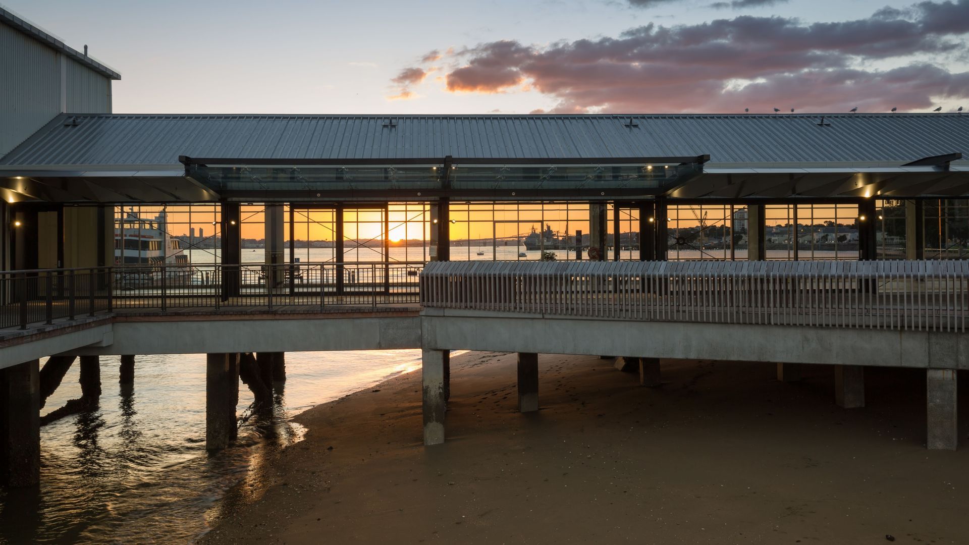 Devonport Wharf and Marine Square banner