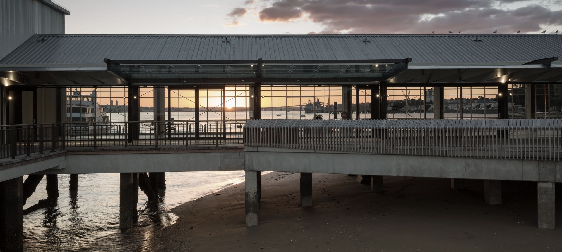Devonport Wharf and Marine Square banner