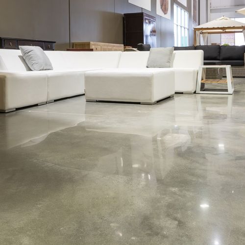 Warehouse Diamond Polished Concrete Floor