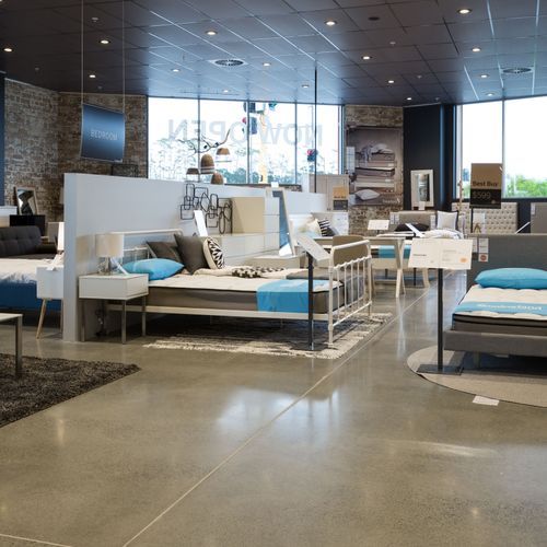 Standard Finish Polished Concrete Floors - Beach House Range