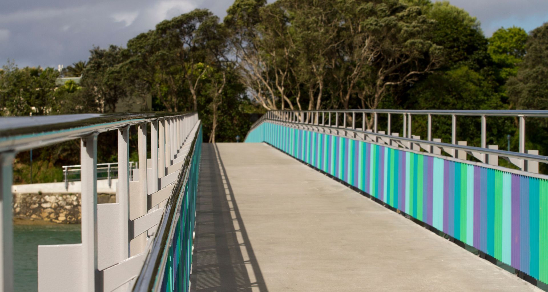 Kopua Footbridge banner