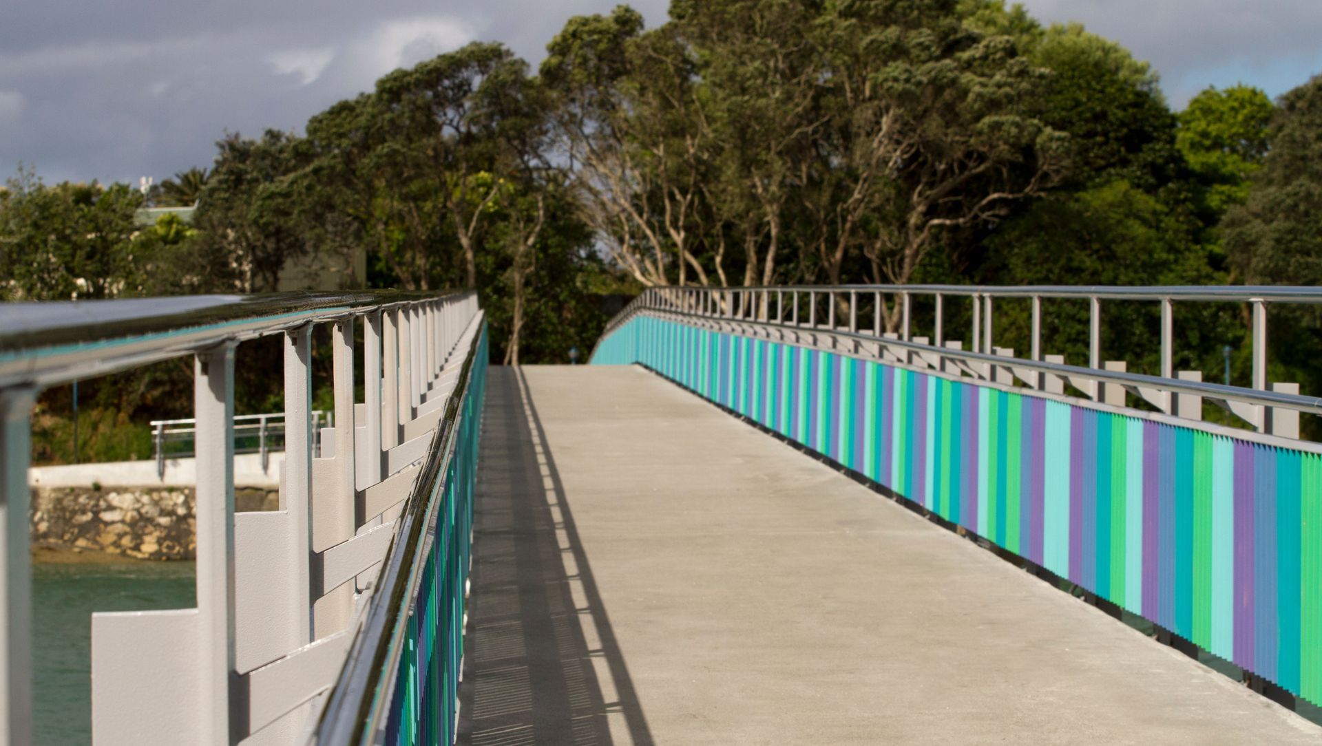 Kopua Footbridge banner