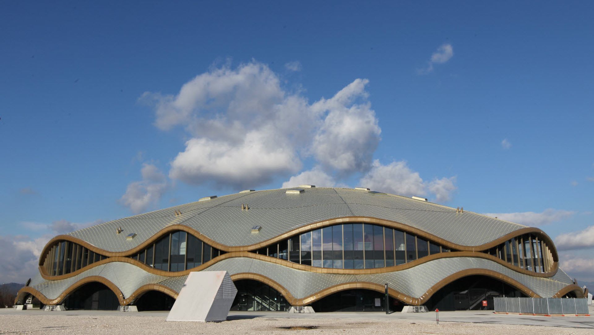 Ljubljana Stadium banner