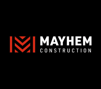 Mayhem Construction company logo