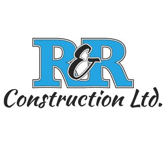 R and R Construction professional logo