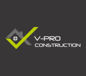 V-Pro Construction professional logo