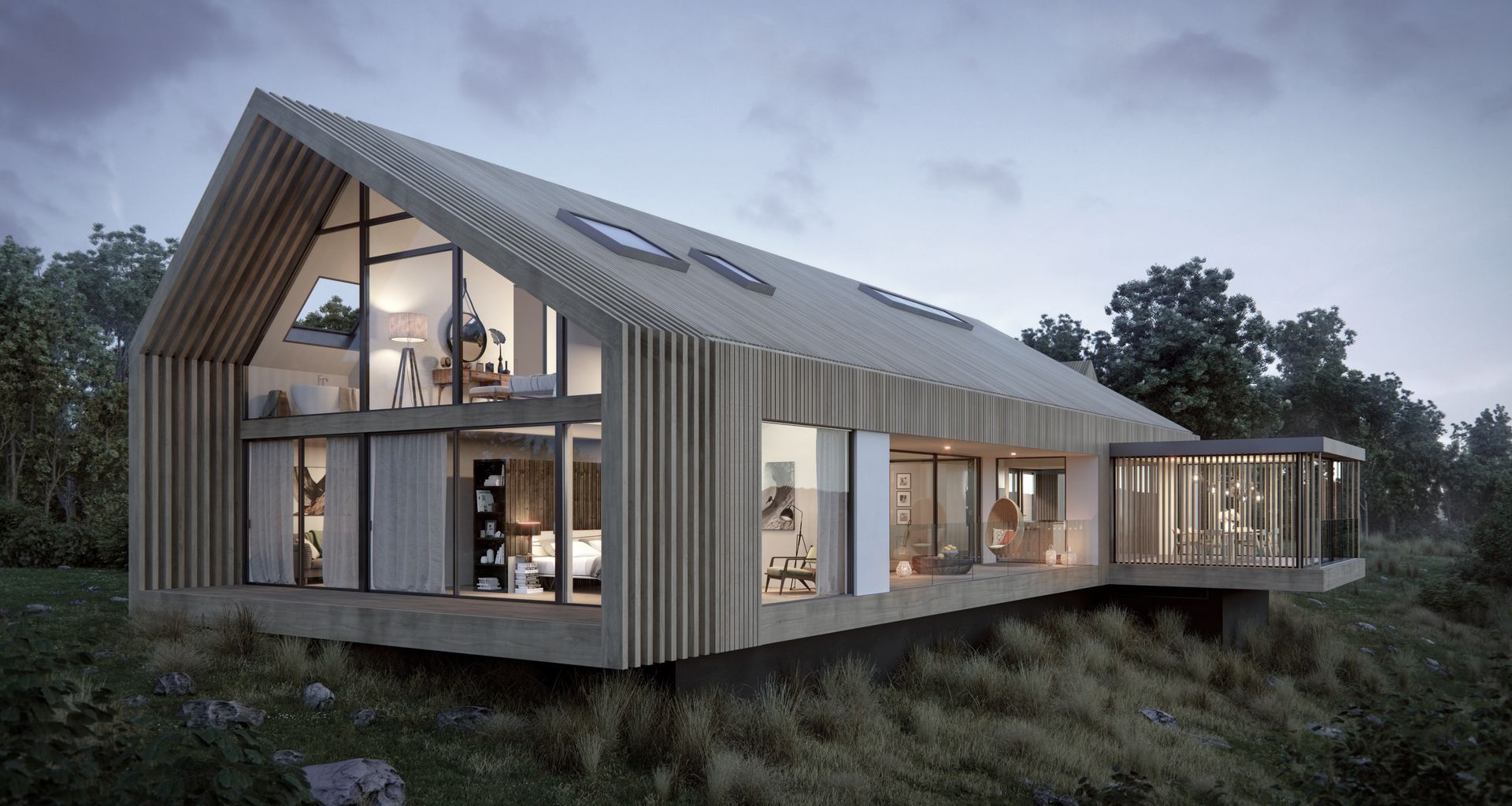 Contemporary Barn House banner
