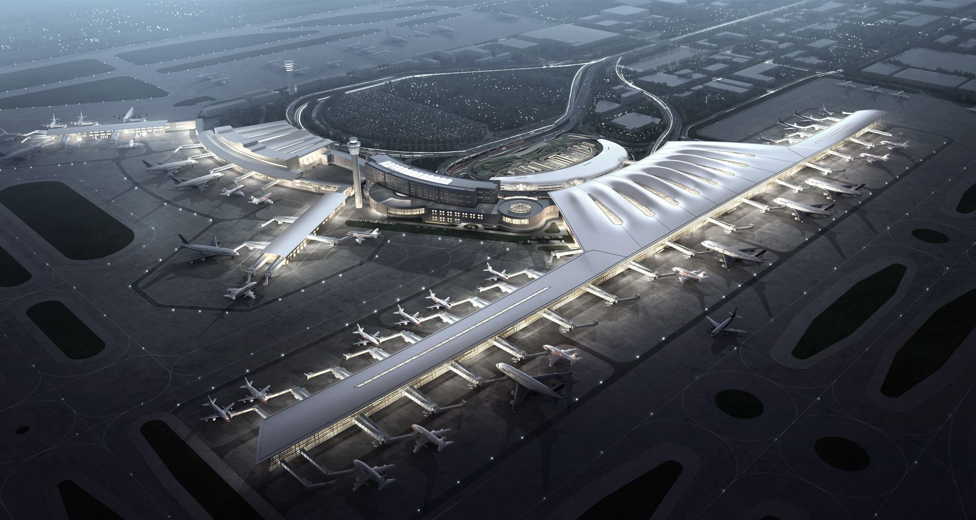 Nanjing Lukou Int. Airport banner