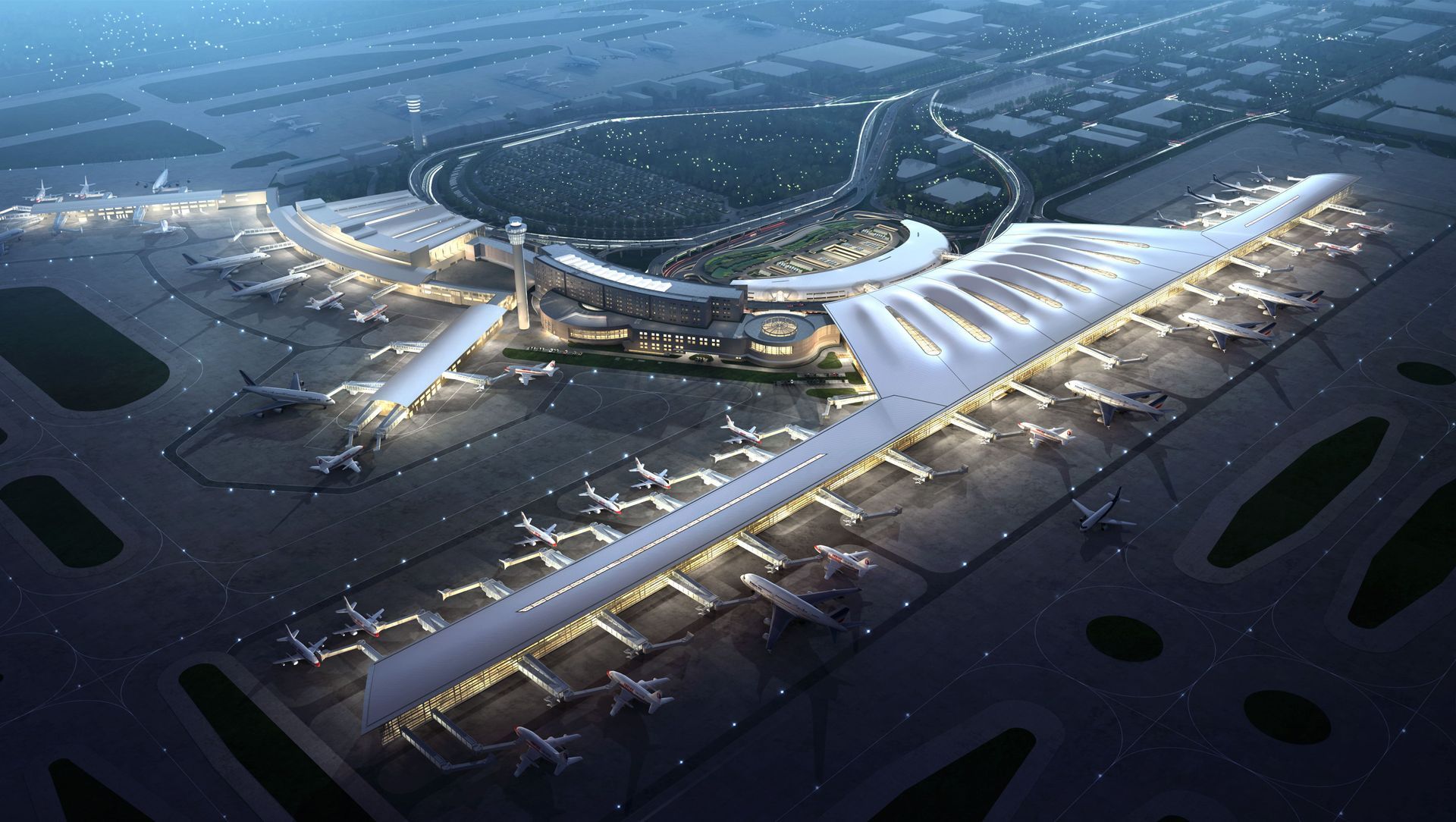 Nanjing Lukou Int. Airport banner