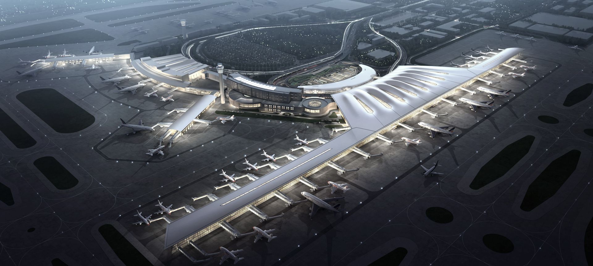 Nanjing Lukou Int. Airport banner