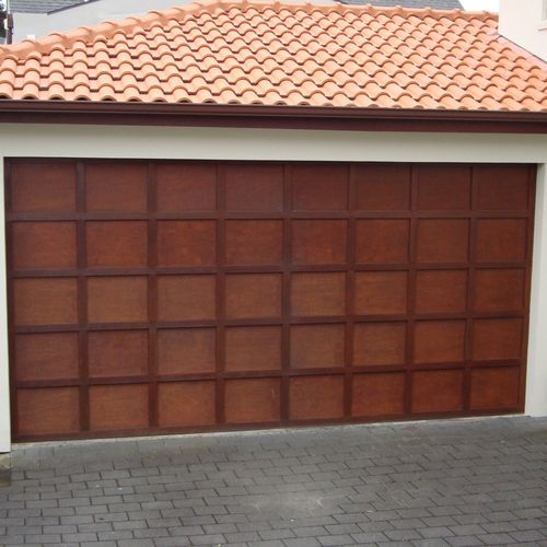 Ply and Batten Timber Garage Door