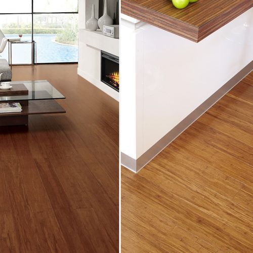 Compressed Bamboo Flooring - Coffee and Natural