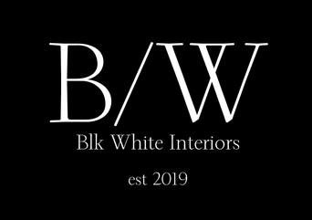 Blk White Interiors professional logo
