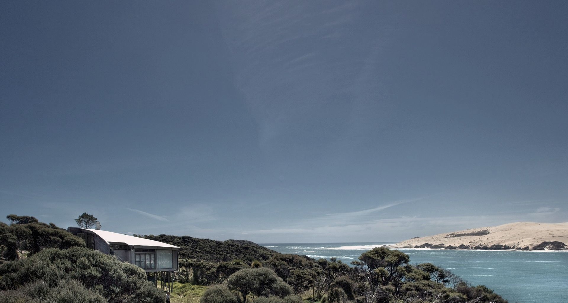 Hokianga Harbour Bach banner