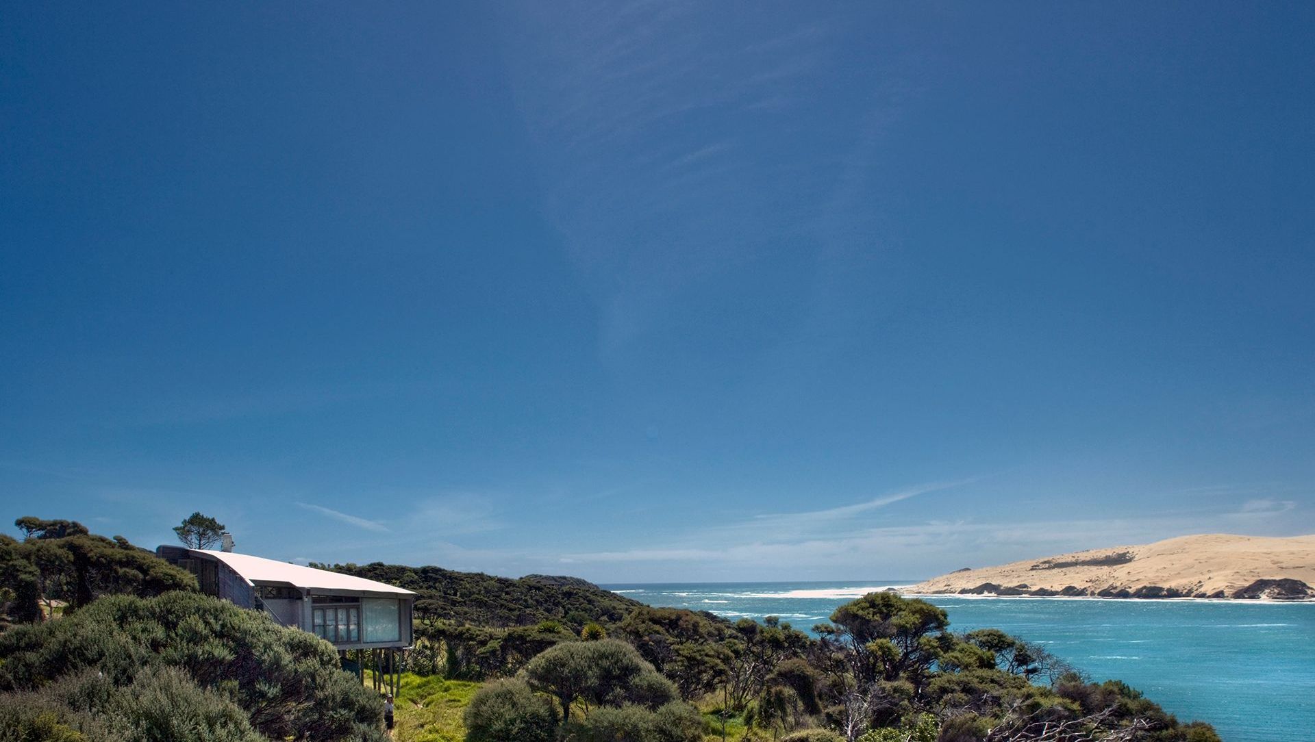 Hokianga Harbour Bach banner