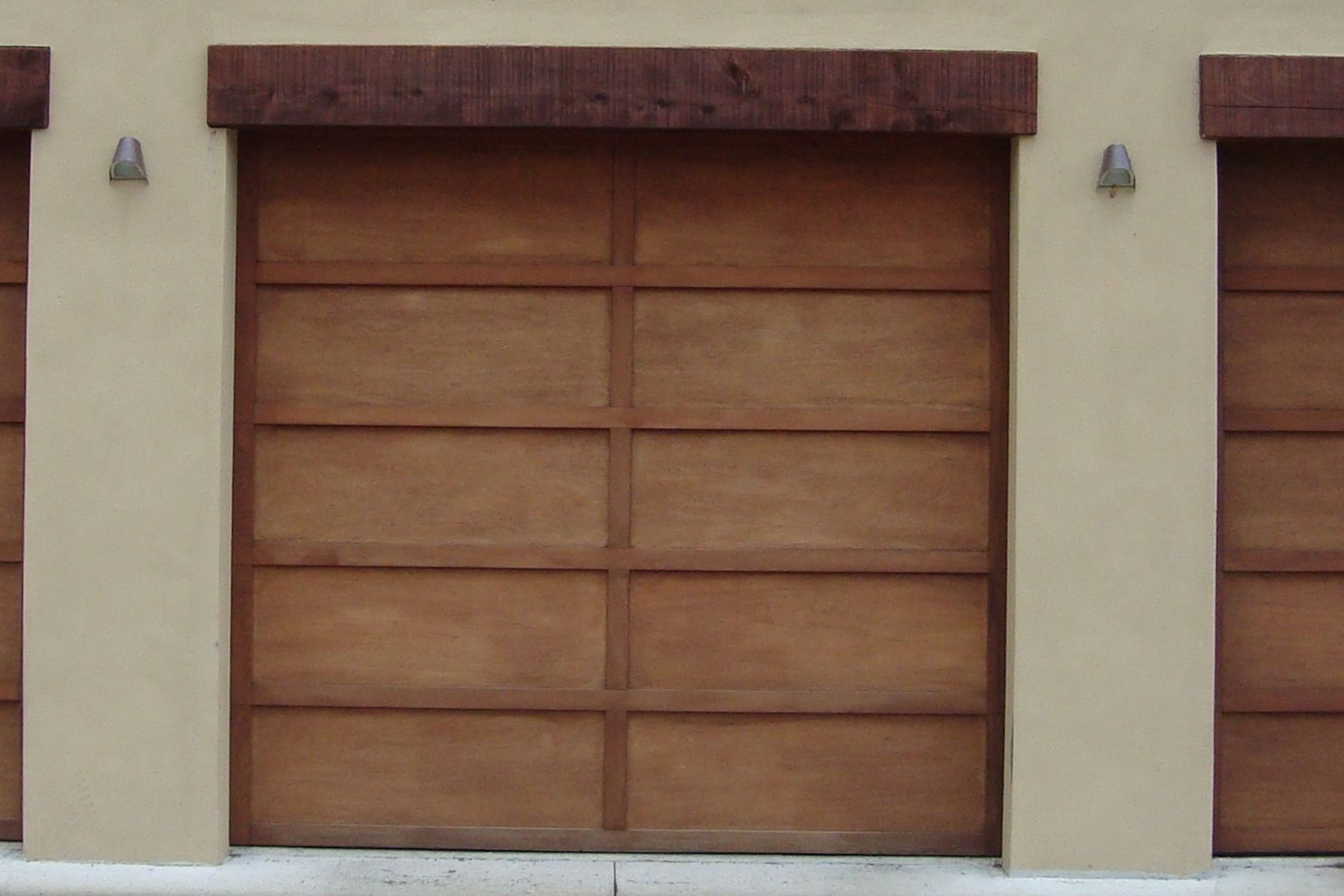 Ply and Batten Timber Garage Door