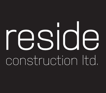 Reside Construction professional logo