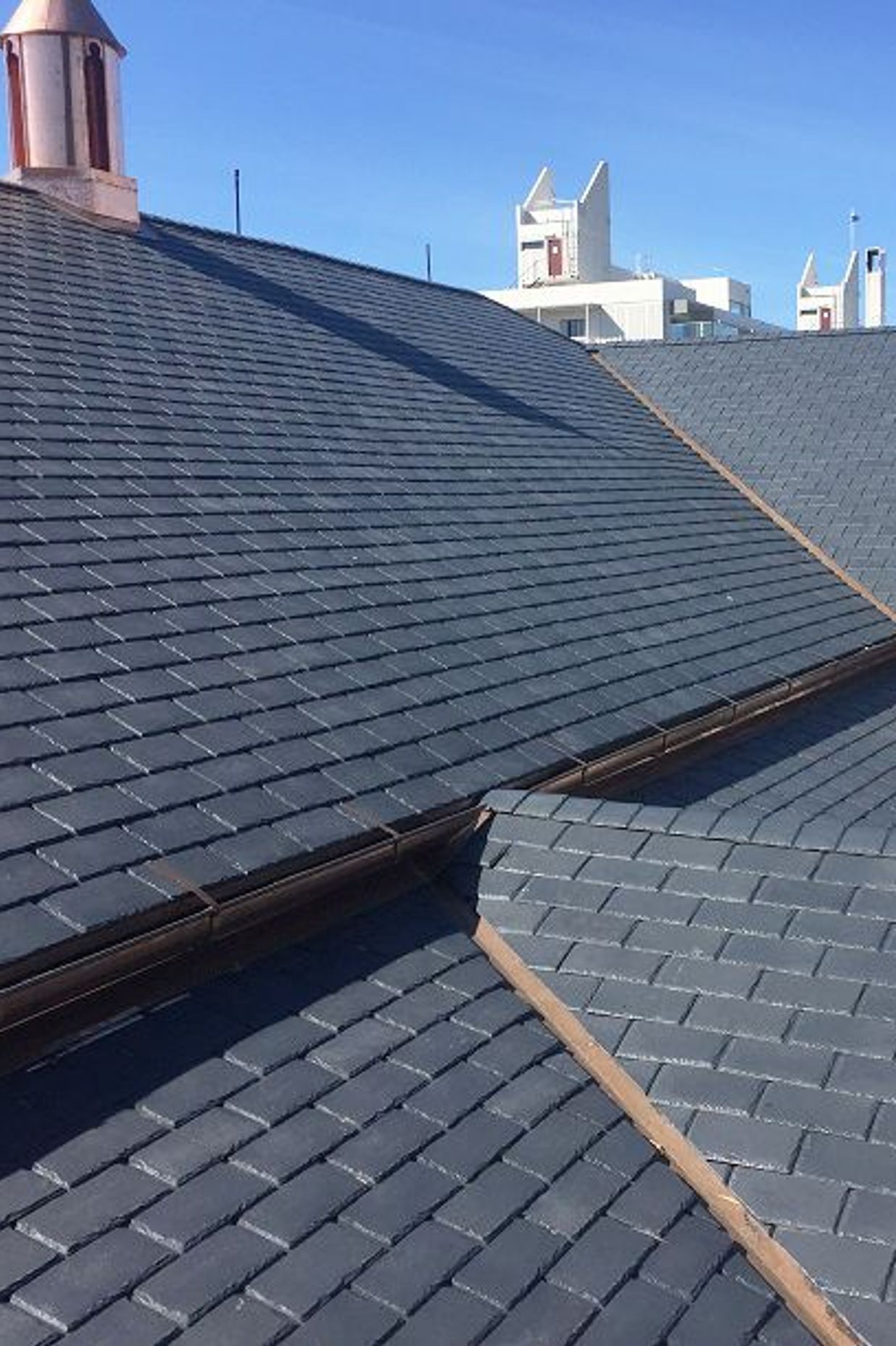 St Margaret's College, Dunedin - Half the weight of slate –