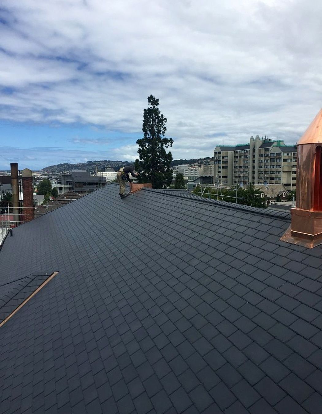  St Margaret's College, Dunedin -  Half the weight of slate –