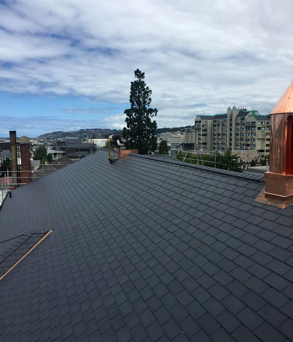  St Margaret's College, Dunedin -  Half the weight of slate –